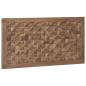 Preview: Bettkopfteil Natur Massivholz Teak