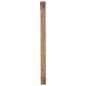 Preview: Bettkopfteil Natur Massivholz Teak