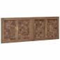 Preview: Bettkopfteil Natur Massivholz Teak