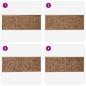 Preview: Bettkopfteil Natur Massivholz Teak