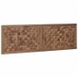 Preview: Bettkopfteil Natur Massivholz Teak