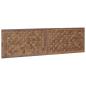 Preview: Bettkopfteil Natur Massivholz Teak
