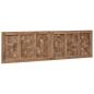 Preview: Bettkopfteil Natur Massivholz Teak