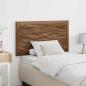 Preview: ARDEBO.de - Bettkopfteil Natur Massivholz Teak