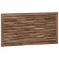 Preview: Bettkopfteil Natur Massivholz Teak