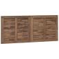 Preview: Bettkopfteil Natur Massivholz Teak