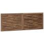 Preview: Bettkopfteil Natur Massivholz Teak
