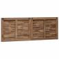 Preview: Bettkopfteil Natur Massivholz Teak