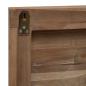 Preview: Bettkopfteil Natur Massivholz Teak
