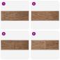 Preview: Bettkopfteil Natur Massivholz Teak