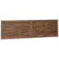 Preview: Bettkopfteil Natur Massivholz Teak