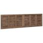 Preview: Bettkopfteil Natur Massivholz Teak