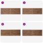 Preview: Bettkopfteil Natur Massivholz Teak