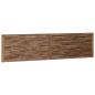 Preview: Bettkopfteil Natur Massivholz Teak
