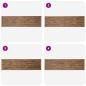 Preview: Bettkopfteil Natur Massivholz Teak