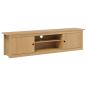 Preview: TV Rack HILL 158 x 40 x 39,5 cm Honigbraun Massives Kiefernholz