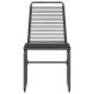 Preview: Gartenstühle 2 stk. Schwarz Rattan