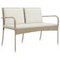 Preview: Garten Set Beige Poly-Rattan