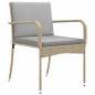Preview: Garten Set Beige Poly-Rattan