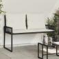 Preview: ARDEBO.de - Bank Outdoor 2 -Seater 4 stk. 110 x 59 x 82 cm Poly-Rattan