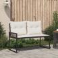 Preview: Bank Outdoor 2 -Seater 4 stk. 110 x 59 x 82 cm Poly-Rattan