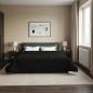 Preview: Sommerdecke 200 x 240 cm Sommer Schwarz Atmungsaktiv