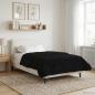 Preview: Sommerdecke 140 x 220 cm Sommer Schwarz Atmungsaktiv