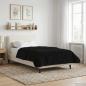 Preview: Sommerdecke 155 x 220 cm Sommer Schwarz Atmungsaktiv