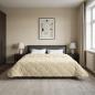 Preview: Sommerdecke 200 x 200 cm Sommer Creme Atmungsaktiv
