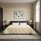 Preview: ARDEBO.de - Sommerdecke 200 x 240 cm Sommer Creme Atmungsaktiv