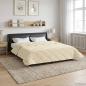 Preview: Sommerdecke 200 x 240 cm Sommer Creme Atmungsaktiv