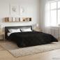 Preview: ARDEBO.de - Ganzjahresbettdecke Gepolstert Schwarz 220 x 260 cm
