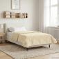 Preview: Ganzjahresbettdecke Gepolstert Creme 140 x 220 cm