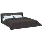Preview: Winterbettdecke 220 x 260 cm Winter Anthrazit Atmungsaktiv