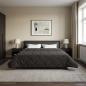 Preview: Winterbettdecke 220 x 260 cm Winter Anthrazit Atmungsaktiv