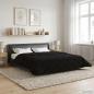 Preview: Winterbettdecke 220 x 240 cm Winter Schwarz Atmungsaktiv