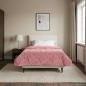 Preview: Winterbettdecke 155 x 220 cm Winter Rosa Atmungsaktiv