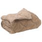 Preview: Winterbettdecke 200 x 200 cm Winter Taupe Atmungsaktiv