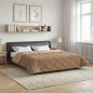 Preview: Winterbettdecke 200 x 200 cm Winter Taupe Atmungsaktiv
