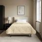 Preview: ARDEBO.de - Winterbettdecke 140 x 220 cm Winter Creme Atmungsaktiv