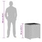 Preview: Kissenbox 55 x 55 x 69 cm Stahl