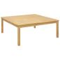 Preview: ARDEBO.de - Couchtisch Helles Akazienholz 110 x 110 x 45 cm
