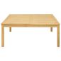 Preview: Couchtisch Helles Akazienholz 110 x 110 x 45 cm