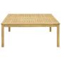 Preview: Couchtisch Helles Akazienholz 110 x 110 x 45 cm