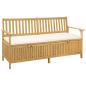 Preview: ARDEBO.de - Garten-Aufbewahrungsbank 2 -Seater 170 x 63 x 84 cm Rechteckig