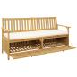 Preview: Garten-Aufbewahrungsbank 2 -Seater 170 x 63 x 84 cm Rechteckig