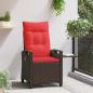 Preview: Verstellbarer Gartenstuhl 56 x 60 x 112 cm Stahl