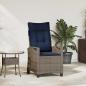 Preview: ARDEBO.de - Verstellbarer Gartenstuhl 56 x 60 x 112 cm Stahl