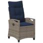 Preview: Verstellbarer Gartenstuhl 56 x 60 x 112 cm Stahl