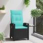 Preview: Verstellbarer Gartenstuhl 56 x 60 x 112 cm Stahl